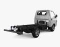 JAC X200 Chassis Truck 2024 3d model back view