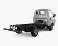 JAC X200 Chassis Truck with HQ interior 2024 3d model back view