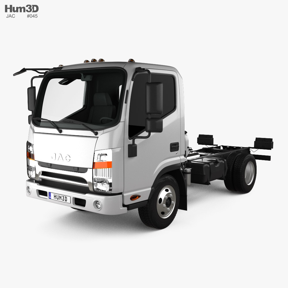 JAC X250 Chassis Truck 2022 3D model