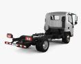 JAC X250 Вантажівка шасі з детальним інтер'єром 2024 3D модель back view