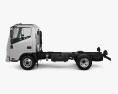 JAC X250 Chassis Truck with HQ interior 2024 3d model side view
