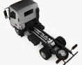 JAC X250 Вантажівка шасі з детальним інтер'єром 2024 3D модель top view