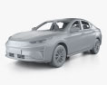 JAC EJ7 con interni 2024 Modello 3D clay render
