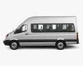 JAC Sunray Passenger Van L2H2 with HQ interior 2024 3d model side view