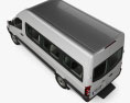 JAC Sunray Пассажирский фургон L2H2 с детальным интерьером 2024 3D модель top view