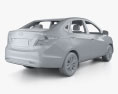 JAC iEV7 Luxury з детальним інтер'єром 2024 3D модель