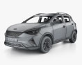 JAC JS2 Pro with HQ interior 2024 3d model wire render