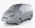JMC Teshun Пасажирський фургон L1 2021 3D модель clay render