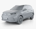 JMEV EX5 2022 Modello 3D clay render