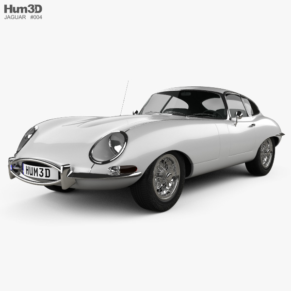Jaguar E-type coupe 1961 3D model