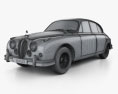 Jaguar Mark 2 1959-1967 3d model wire render