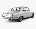 Jaguar S-Type 1963 3D模型 后视图