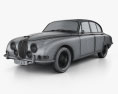 Jaguar S-Type 1963 3D模型 wire render