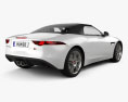 Jaguar F-Type S コンバーチブル 2016 3Dモデル 後ろ姿