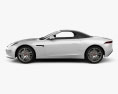 Jaguar F-Type S 敞篷车 2016 3D模型 侧视图