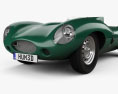Jaguar D-Type 1955 3D 모델 