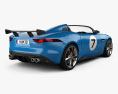 Jaguar Project 7 2014 Modelo 3d vista traseira