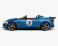 Jaguar Project 7 2014 Modelo 3D vista lateral
