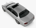 Jaguar S-Type 2008 3D-Modell Draufsicht