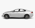 Jaguar XF HQインテリアと 2015 3Dモデル side view