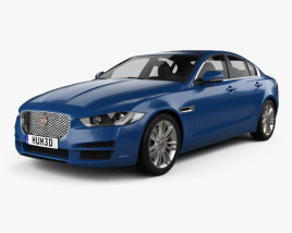 3D model of Jaguar XE 2018