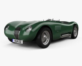 3D model of Jaguar C-Type 1951