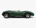 Jaguar C-Type 1951 3D模型 侧视图