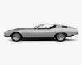Jaguar Bertone Pirana 1967 3D 모델  side view