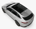 Jaguar F-Pace 2019 3D模型 顶视图
