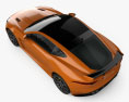 Jaguar F-Type SVR Coupe 2020 3D模型 顶视图