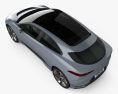 Jaguar I-Pace 컨셉트 카 2019 3D 모델  top view