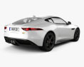 Jaguar F-Type 400 Sport coupe 2020 3D模型 后视图