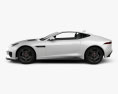 Jaguar F-Type 400 Sport coupe 2020 3D模型 侧视图