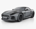 Jaguar F-Type SVR Convertibile 2020 Modello 3D wire render