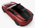 Jaguar F-Type SVR coupé 2020 Modello 3D vista dall'alto