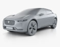 Jaguar I-Pace Concept with HQ interior 2019 3d model clay render