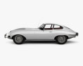 Jaguar E-type 쿠페 인테리어 가 있는 1961 3D 모델  side view