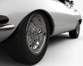 Jaguar E-type 쿠페 인테리어 가 있는 1961 3D 모델 