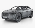 Jaguar I-Pace EV400 HSE HQインテリアと とエンジン 2022 3Dモデル wire render