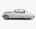 Jaguar Mark VII 带内饰 1951 3D模型 侧视图