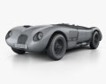 Jaguar C-Type Continuation 2023 3D模型 wire render