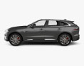 Jaguar F-Pace R-Dynamic 2021 3d model side view