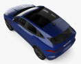 Jaguar E-Pace R-Dynamic 2024 3D-Modell Draufsicht