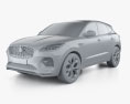 Jaguar E-Pace R-Dynamic 2024 3Dモデル clay render