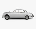 Jaguar Mark 2 带内饰 1962 3D模型 侧视图