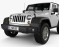 Jeep Wrangler Rubicon hardtop 2011 3D модель