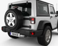 Jeep Wrangler Rubicon Hard-top 2011 Modello 3D