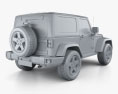 Jeep Wrangler Rubicon hardtop 2011 3D модель