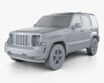 Jeep Liberty (Cherokee) 2013 3d model clay render