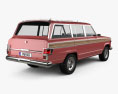 Jeep Wagoneer 1978 3D 모델  back view